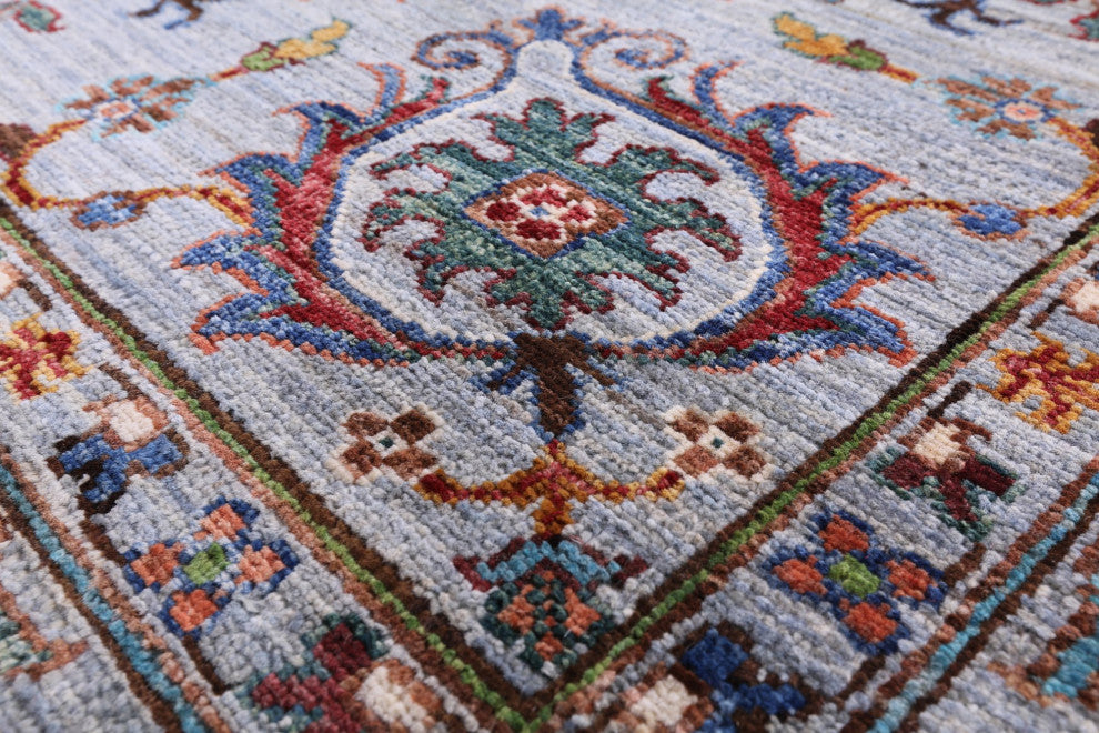 Persian Tabriz Handmade Wool Rug 8' 11" X 12' 5" Q8218
