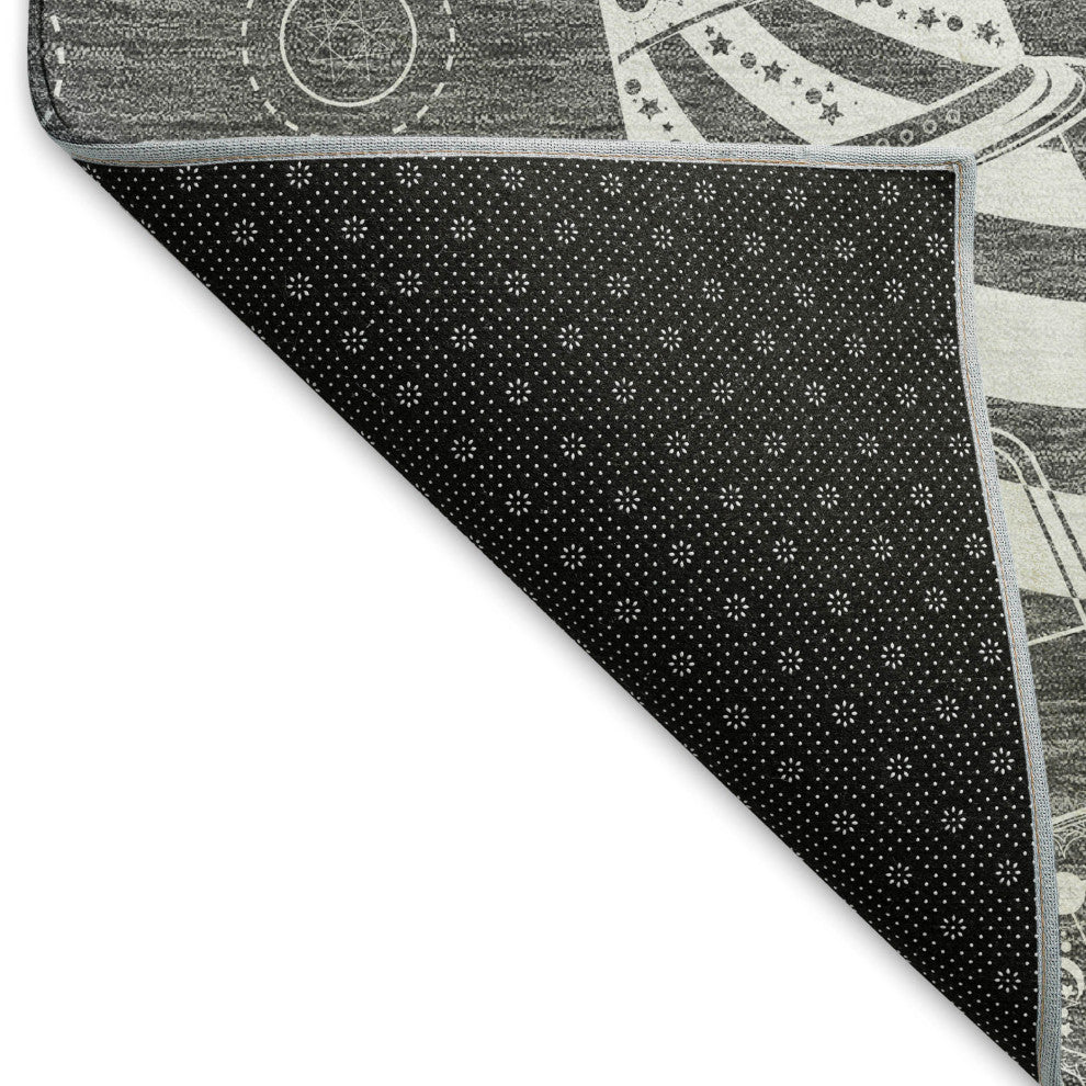 Addison Premium Washable Mayfield AMF154 Gray 3' x 5' Rug