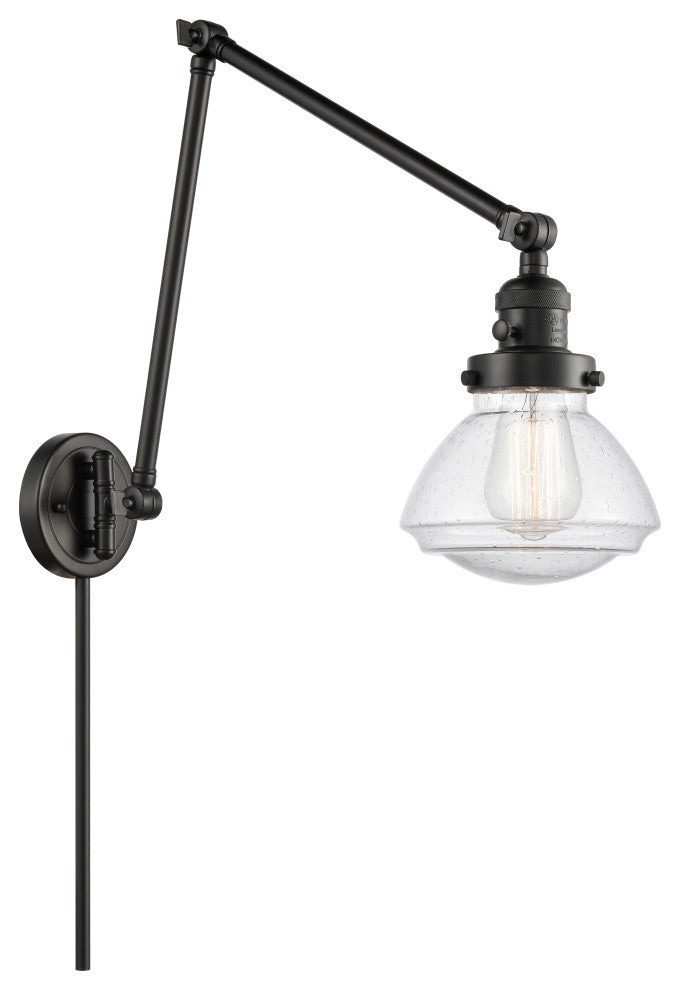 Olean Swing Arm With Switch, Matte Black, Seedy, Seedy