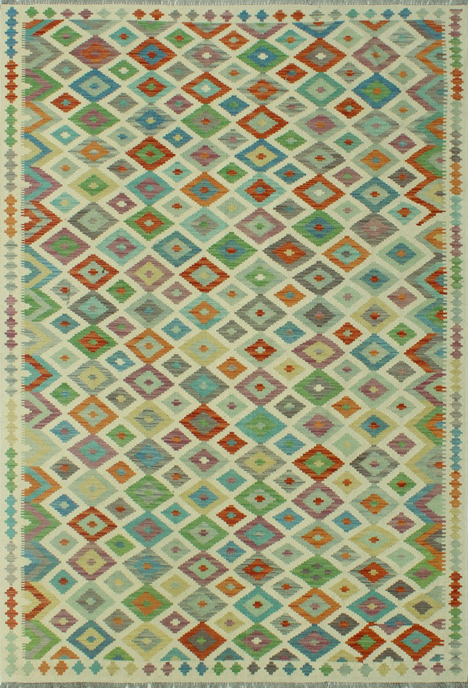 Sangat Kilim Ferdows Ivory Rug