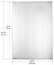 Ancona 24" Stainless Steel Backsplash