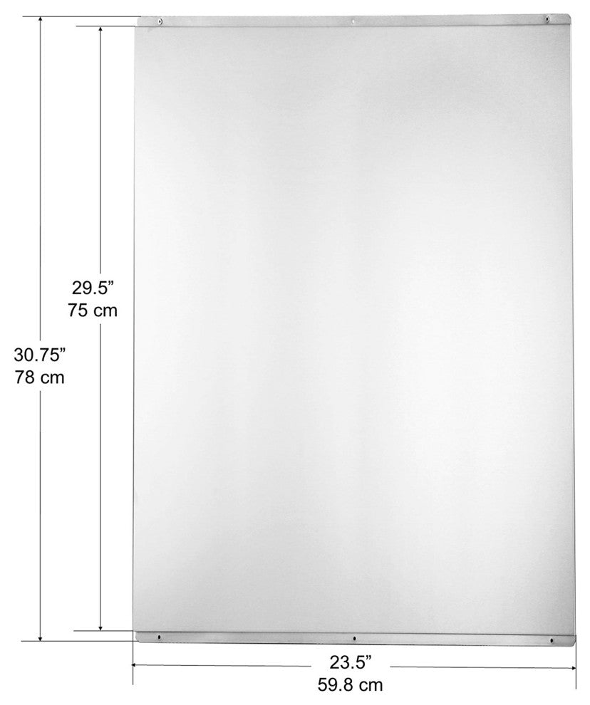 Ancona 24" Stainless Steel Backsplash