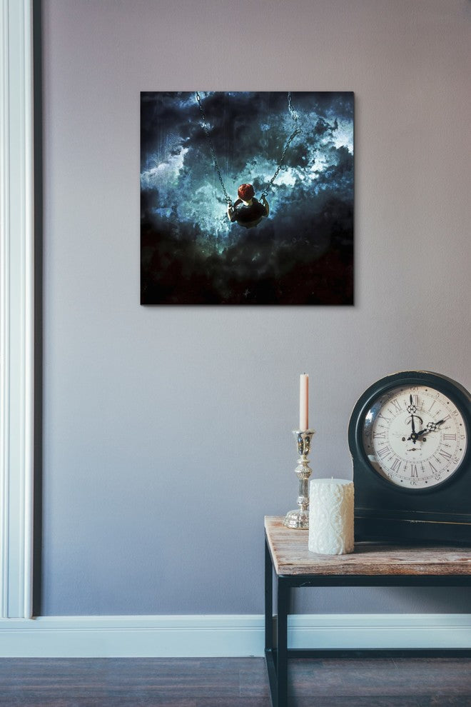 Cortesi Home "Travel is Dangerous" by Mario Sanchez Nevado Giclee Canvas,18"x18"