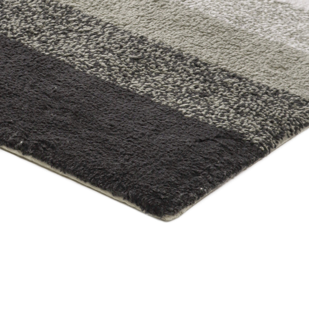 Avebury Cotton Bath Mat, Gray, 24x60
