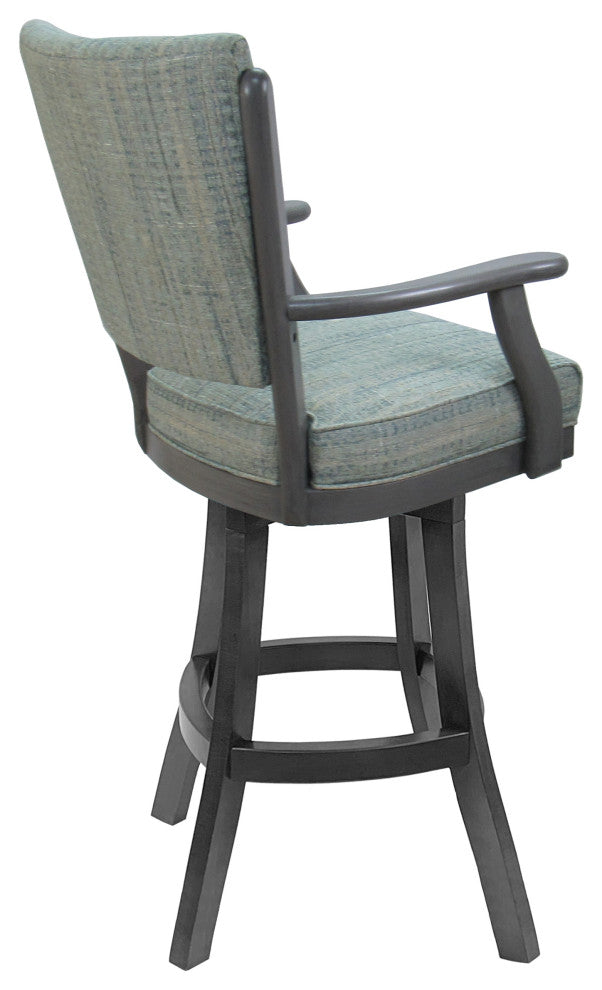 Classic Counter Bar Stools 26" 30" Extra Tall 34", Watusi Aquatint - Grey, 26"