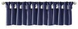 100% Polyester Lightweight Faux Silk Valance With Beads, MP41-6320