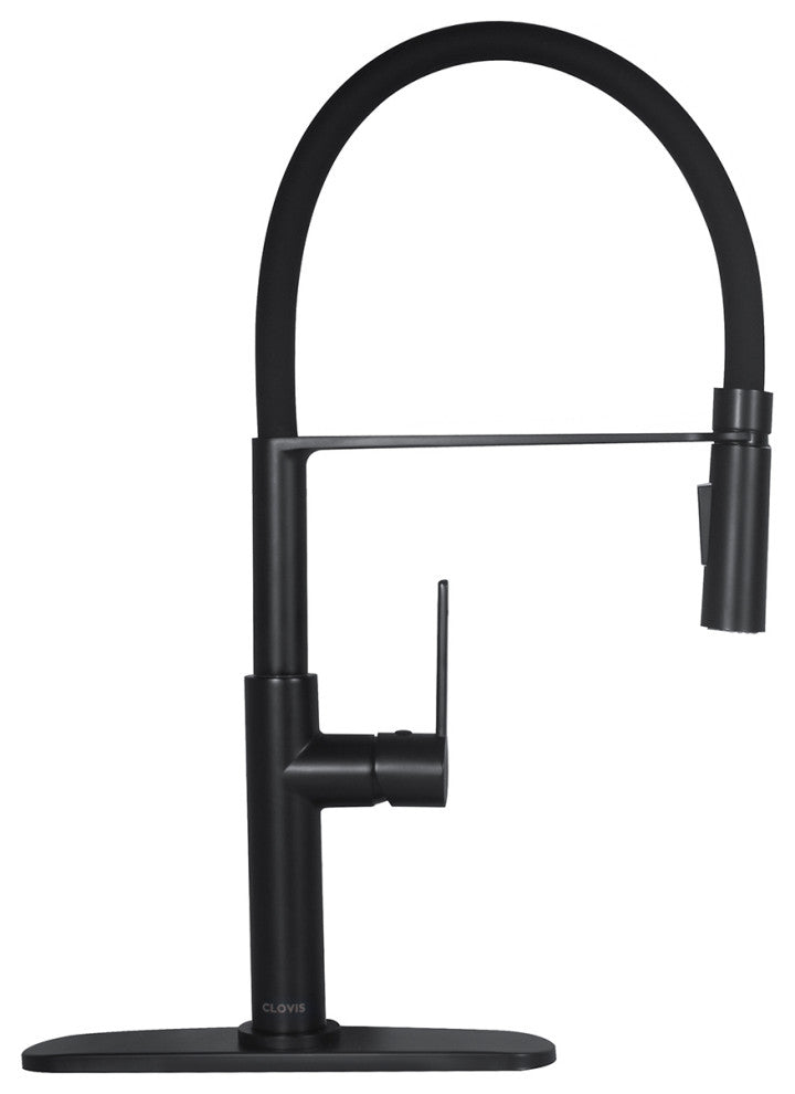 Single Handle Deck Mounted High Arc Pull Out  Kitchen Faucet