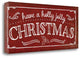 "Holly Jolly Christmas" By Jennifer Pugh, Giclee Print on Gallery Wrap Canvas