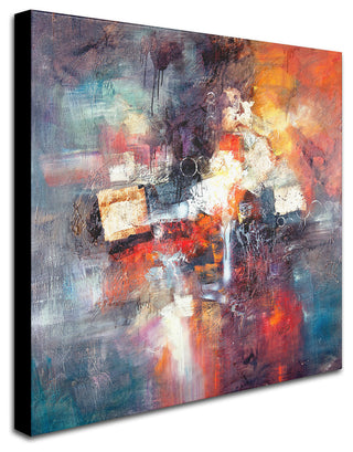 'Cube Abstract III' Canvas Art by Rio