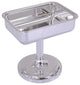 Vanity Top Soap Dish, Polished Chrome