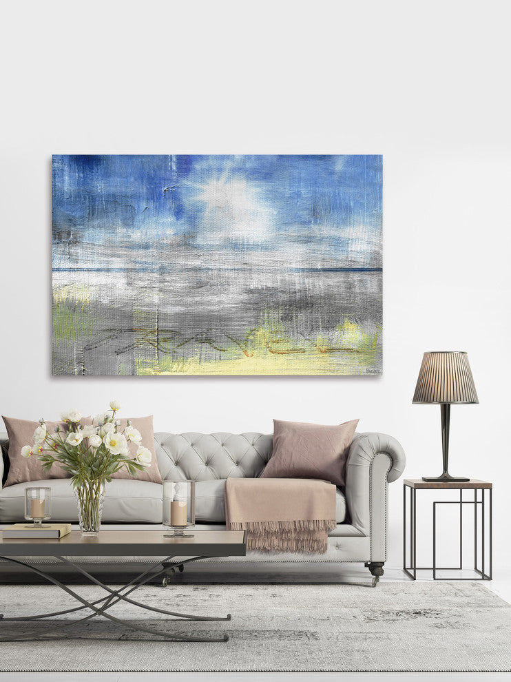 "Travel In The Sand" Painting Print on Wrapped Canvas, 24"x16"