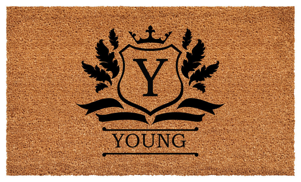 Calloway Mills Imperial Doormat, 17"x29", Letter Y