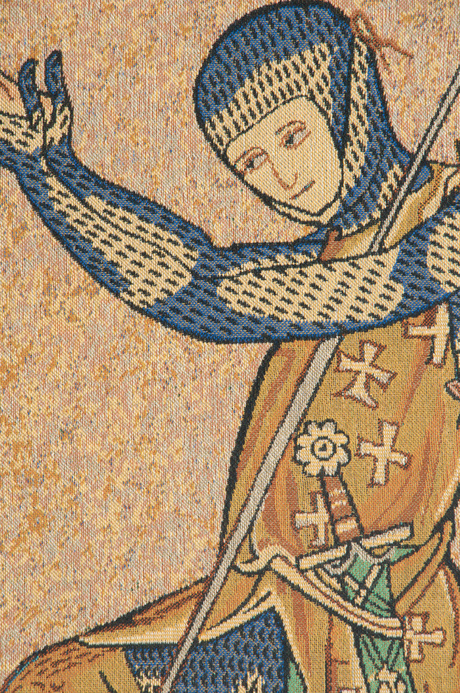 Croise Genoux, Wall Tapestry, 33"x27"