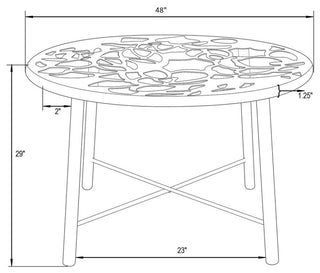 3-Piece Aluminum Outdoor Patio Dining Set with Table and 6 Stackable Chairs