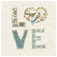 "Love Tales IV" Digital Paper Print by Daphne Brissonnet, 26"x26"