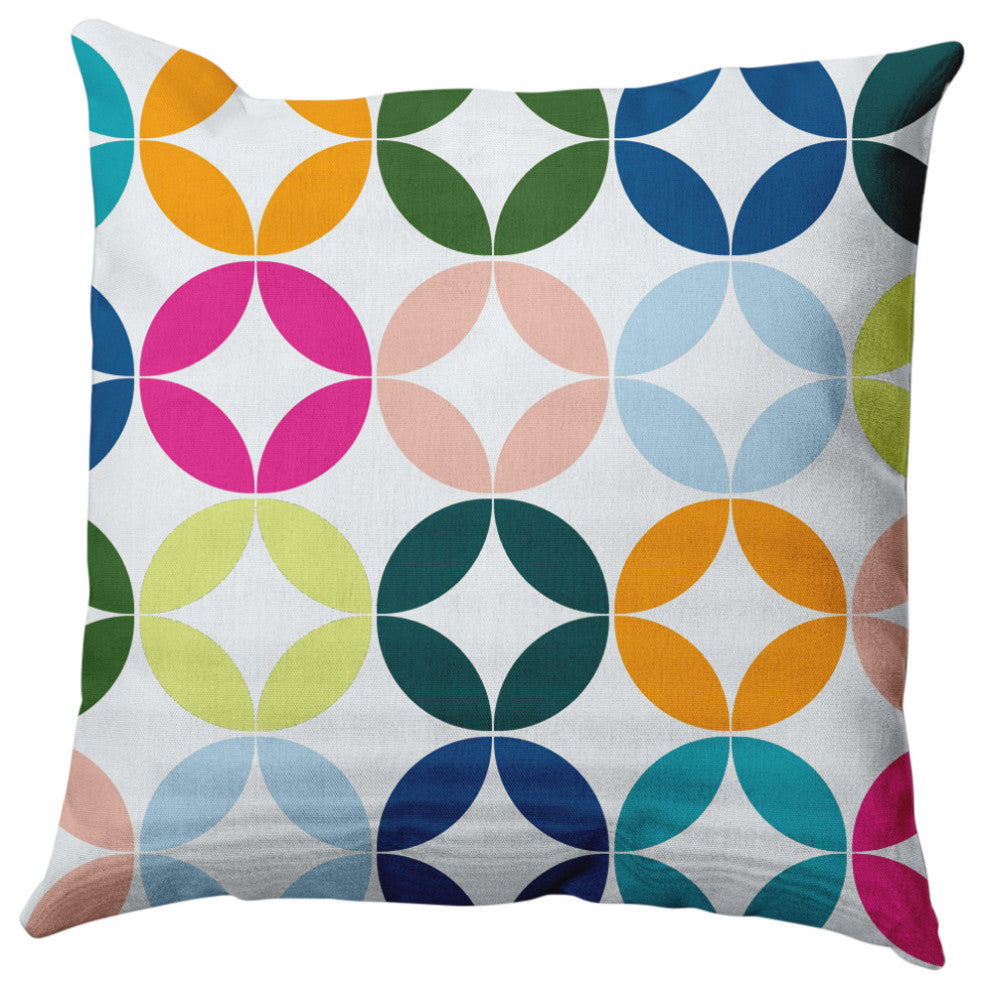 Eye Opener Decorative Throw Pillow, Ocean Green, 26"x26"