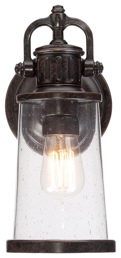 Quoizel SDN8405IB One Light Outdoor Wall Lantern Steadman Imperial Bronze