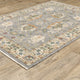 Leoness Oriental Indoor Area Rug, Grey, 5'3" X 7'6"