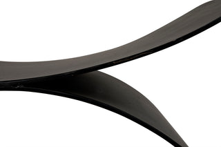 Papillon Stool, Black Metal