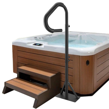 VEVOR Hot Tub Handrail Spa Side Handrail 360 Rotatable 48"-63" Adjustable Height