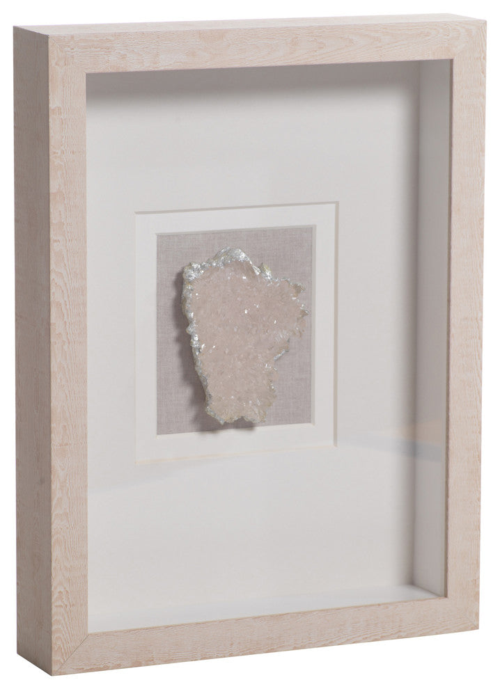 Muzo Natural Framed Crystal Wall Decor, 12"x16"