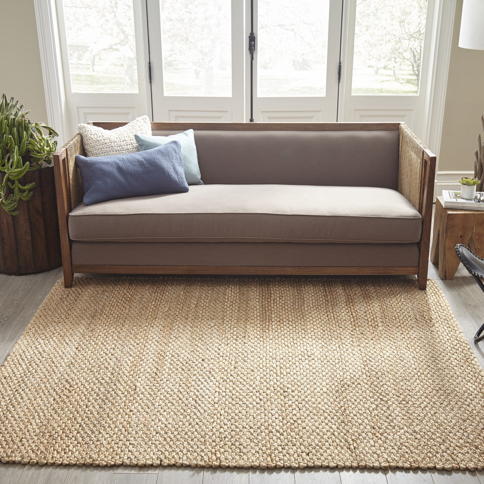 Momeni Bali Jute Hand Woven Natural Runner 2'3"x7'6"