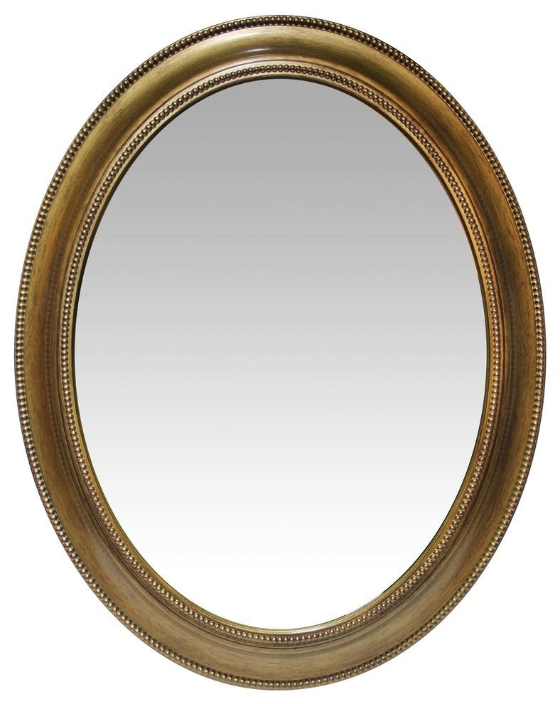 30" Gold Sonore Antique Wall Mirror