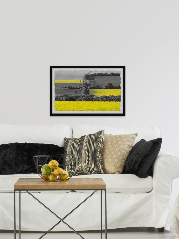 "Spring Colors" Framed Painting Print, 36x24