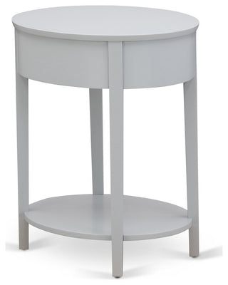 Nightstand, 1 Drawer, Stable, Sturdy Constructed Urban Gray Finish