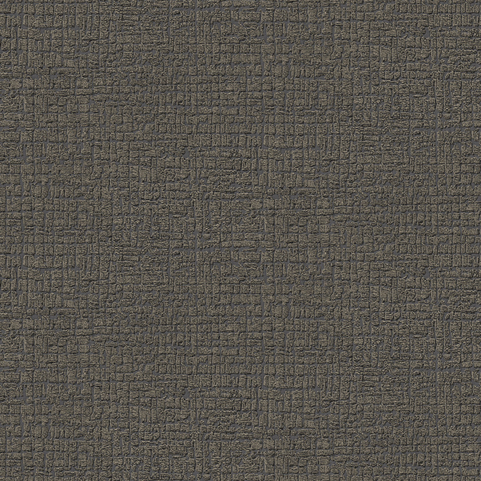 Modern Textured Wallpaper, Mat Pattern, DE120107, Black, 1 Roll