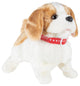 Interactive Plush Puppy Toys Battery-Operated Robot Dog Walks, Barks,, Flips