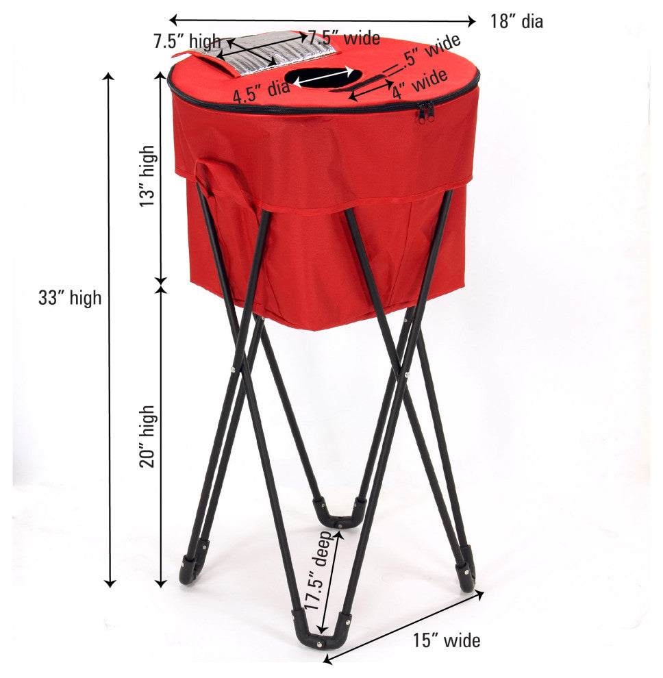 Thermal Standing Cooler With Travel Bag