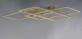 ET2 E21513 Traverse 3 Light 36"W LED Semi-Flush Ceiling Fixture - Champagne