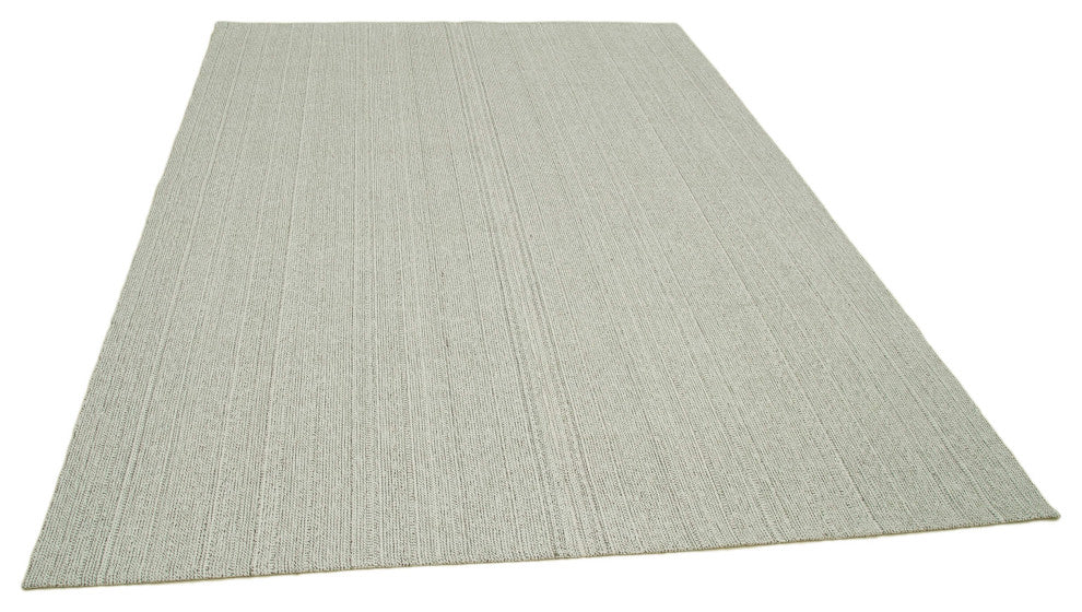 Rug N Carpet - Hand-knotted Turkish 6' 8'' x 9' 4'' Flatweave Wool Kilim Rug