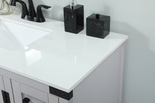 Home Living 19" Farmhouse Grey-Light Bathroom Vanity