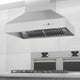 ZLINE 42 in. Outdoor Island Mount Range Hood, Stainless Steel, 697i-304-42