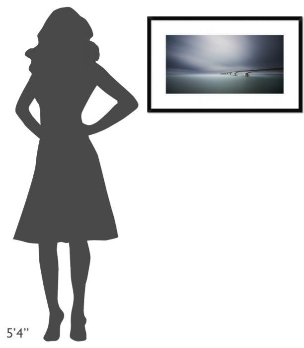 "The Infinite Bridge" Framed Digital Print by Arthur Van Orden, 32"x20"