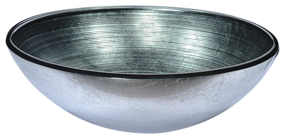 ANZZI Gardena Series Deco-Glass Bathroom Vessel Sink