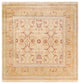 Mogul, One-of-a-Kind Hand-Knotted Area Rug Ivory, 6' 1" x 6' 1"