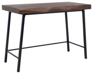 Safavieh Bernhart Desk, Walnut/Black