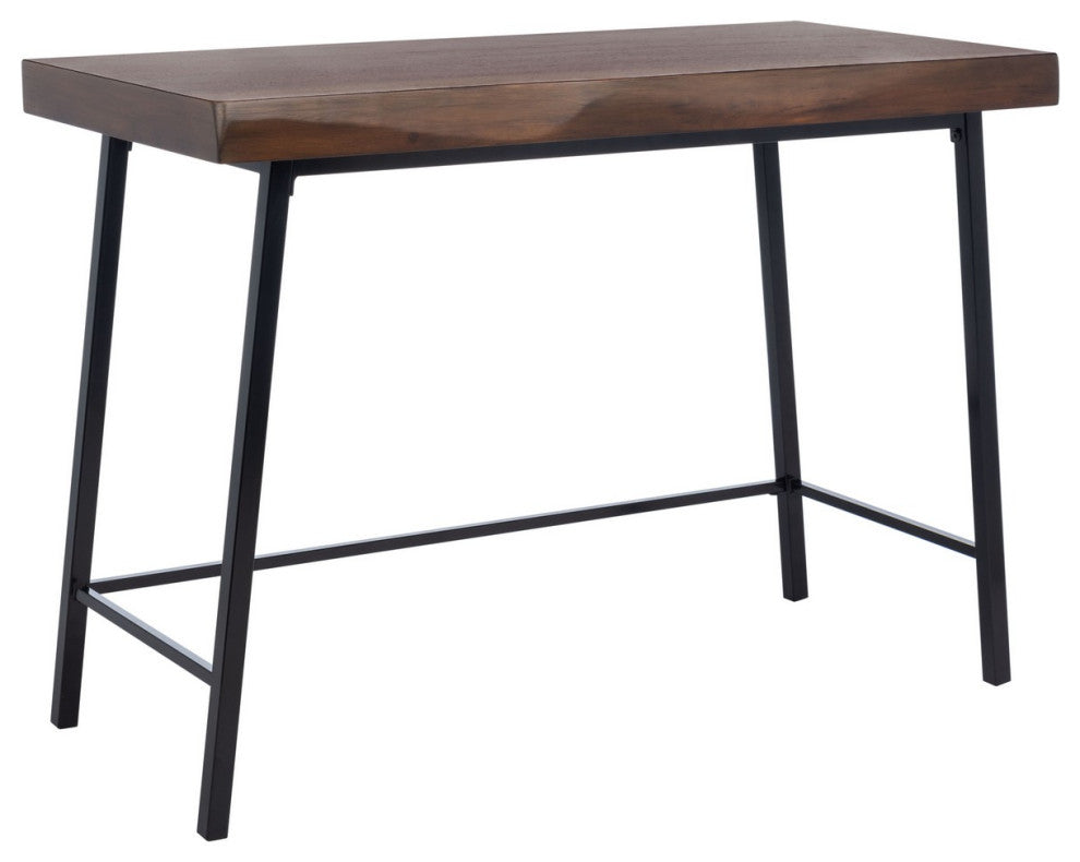 Safavieh Bernhart Desk, Walnut/Black