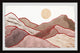 "Climb the Red Mountains" Framed Painting Print, 36x24