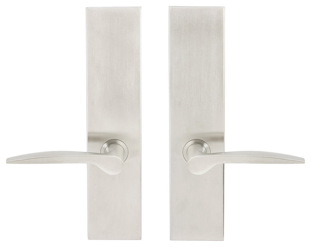 Toronto Lever, Full Dummy Tubular Pair, Left Hand, Satin Stainless Steel
