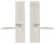 Toronto Lever, Full Dummy Tubular Pair, Left Hand, Satin Stainless Steel