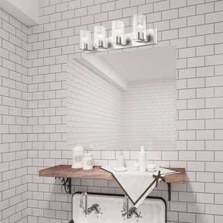 Livex Lighting Zurich 4 Light Brushed Nickel Large Vanity Sconce