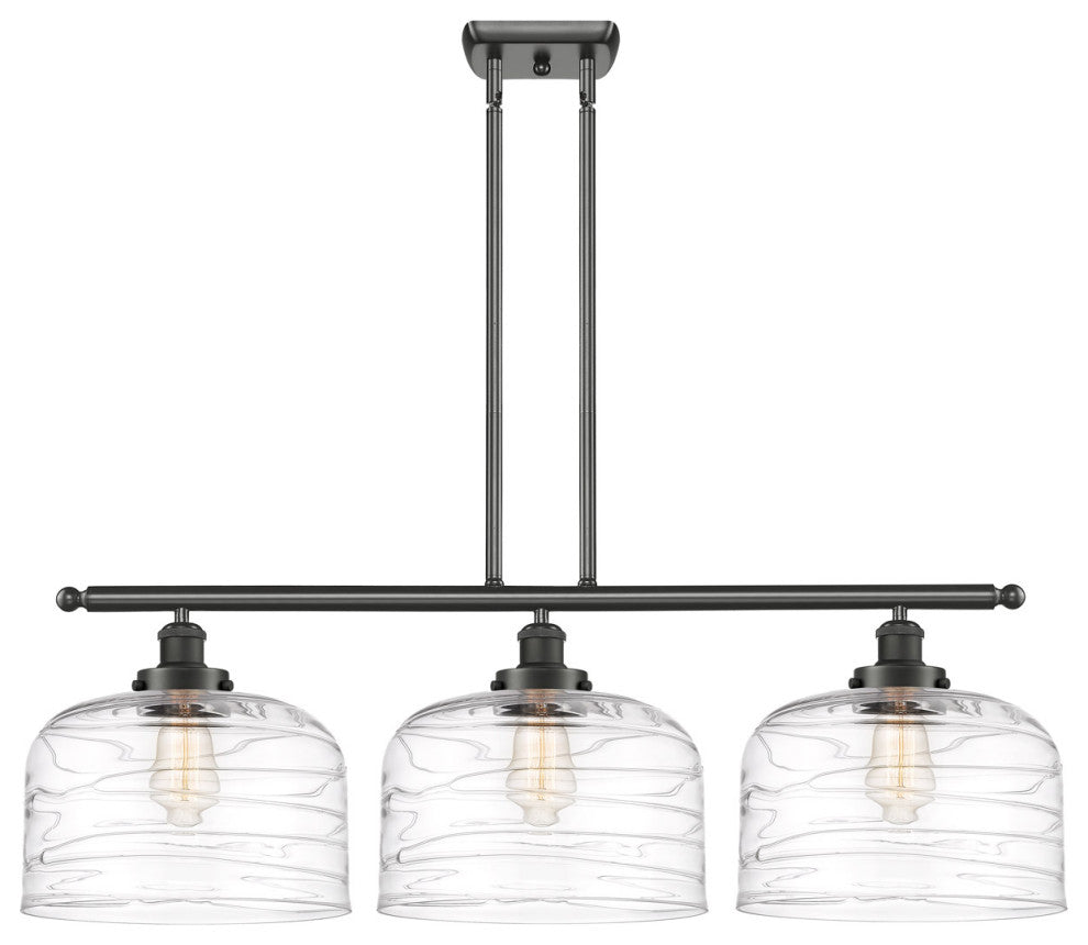 Innovations 916-3I-OB-G713-L-LED 3-Light Island Light, Oil Rubbed Bronze