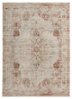 Weave & Wander Frencess Rug, Silver/Terracotta, 5' X 7'-9" Rug