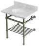 KVPB3030MBB8 30" Console Sink with Brass Legs (8-Inch, 3 Hole)