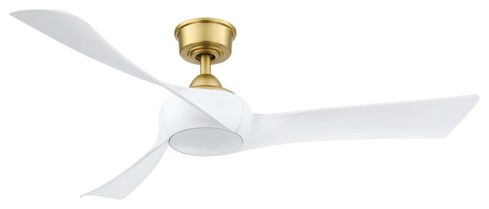 Fanimation Wrap Custom-KIT-52 Wrap Custom 52" 3 Blade Indoor / - Brushed Satin