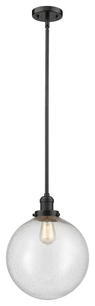 Beacon Mini Pendant, Oil Rubbed Bronze, Seedy